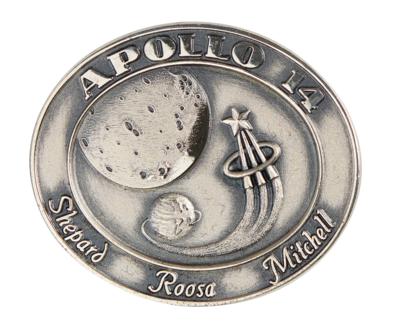 Lot #7405 Apollo 14 Robbins Medallion (Attested as Flown and from the Collection of Buzz Aldrin)