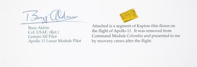 Lot #7266 Buzz Aldrin's Apollo 11 Flown Command Module Kapton Foil