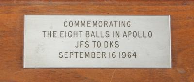 Lot #7001 Commemorative Apollo Block 1 FDAI Display Presented to Deke Slayton - Image 2