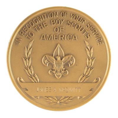 Lot #7243 Jim McDivitt's Boy Scouts of America Service Medal