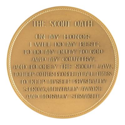 Lot #7243 Jim McDivitt's Boy Scouts of America Service Medal - Image 2
