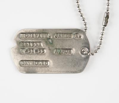 Lot #7242 Jim McDivitt's U.S. Air Force Dog Tag and Italian Staff of the Air Force Medallion - Image 4