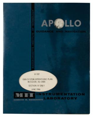 Lot #7184 Apollo 1 (AS-204A) Guidance and Navigation System Operations Plan