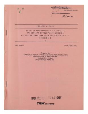 Lot #7175 Apollo 1 (AS-204A) Mission Requirements Report