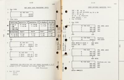 Lot #7207 Apollo 8 Preliminary CSM Flight Crew Abbreviated Checklist - Image 4