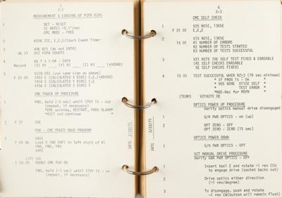 Lot #7435 Apollo 15 CSM Guidance and Control Checklist - Image 3