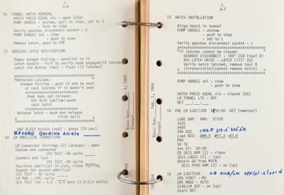 Lot #7234 Apollo 9 CSM Flight Crew Abbreviated Checklist - Image 3