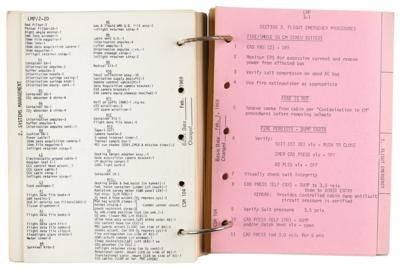 Lot #7234 Apollo 9 CSM Flight Crew Abbreviated Checklist - Image 7