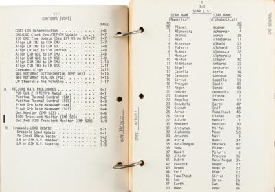 Lot #7530 Apollo 17 Basic CSM Entry Checklist - Image 3
