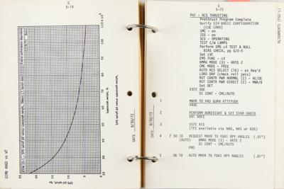 Lot #7530 Apollo 17 Basic CSM Entry Checklist - Image 5