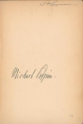 Lot #262 Michael Pupin Signed Book - Image 2