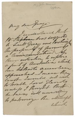 Lot #158 John Barrow Autograph Letter Signed - Image 1