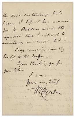 Lot #224 Austen Henry Layard Autograph Letter Signed - Image 2