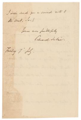 Lot #271 Edward Sabine Autograph Letter Signed - Image 2