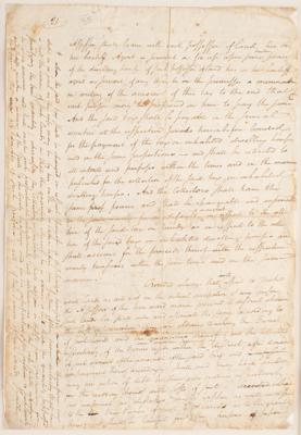 Lot #95 Alexander Hamilton Handwritten Manuscript - Image 1