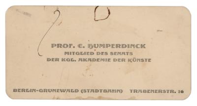 Lot #535 Engelbert Humperdinck Handwritten Note - Image 2