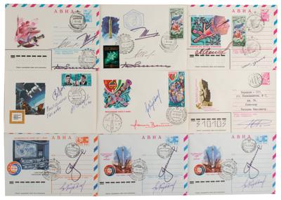 Lot #346 Cosmonauts (9) Signed Covers - Image 1
