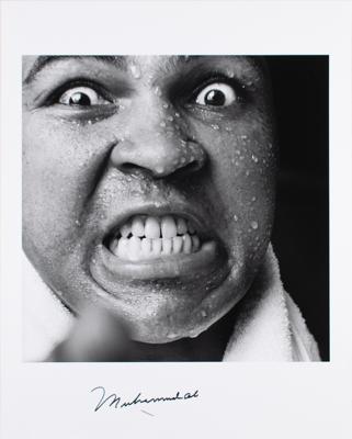 Lot #726 Muhammad Ali Signed Oversized Photograph by John Stewart 