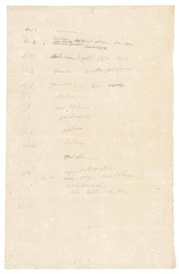Lot #299 Napoleon Bonaparte Handwritten Manuscript - Image 1