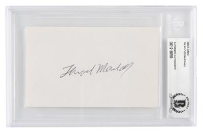 Lot #227 Thurgood Marshall Signature - Image 1