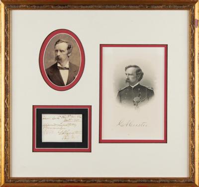 Lot #298 George A. Custer Signed Endorsement - Image 1