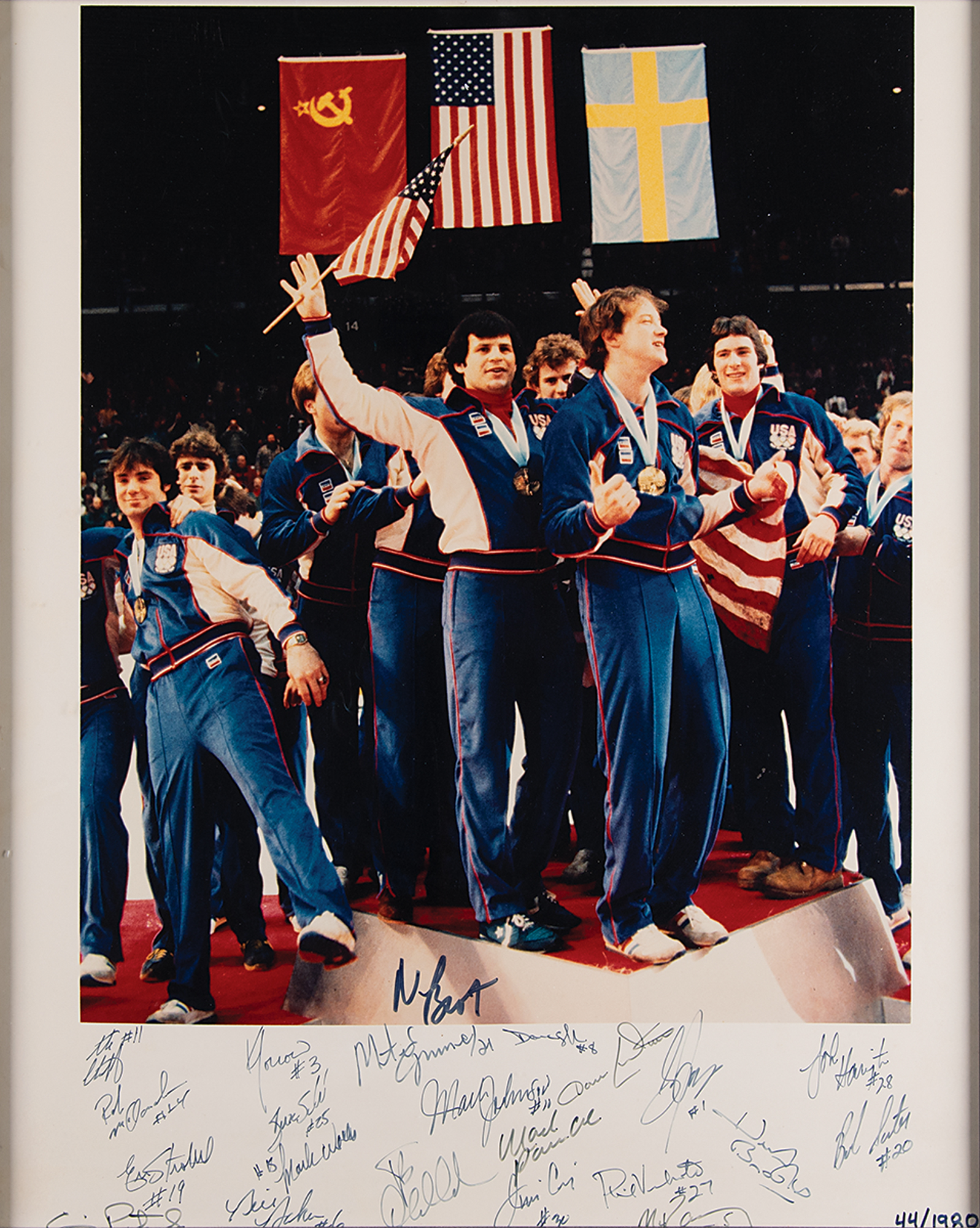 Photos, opening bids for Jim Craig auction of Miracle on Ice flag