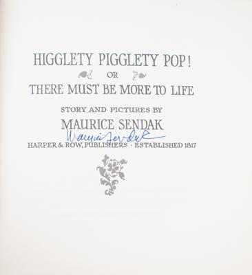 Lot #473 Maurice Sendak Signed Book - Image 2