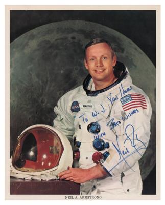 Lot #331 Neil Armstrong Signed Photograph
