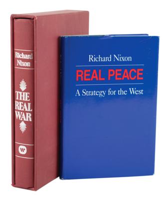 Lot #72 Richard Nixon (2) Signed Books