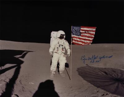 Lot #368 Edgar Mitchell Signed Photograph - Image 1