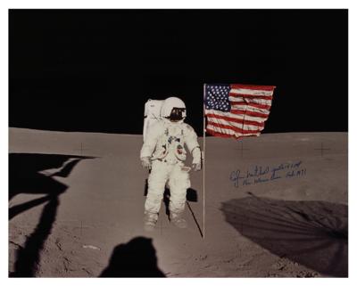 Lot #369 Edgar Mitchell Signed Photograph - Image 1