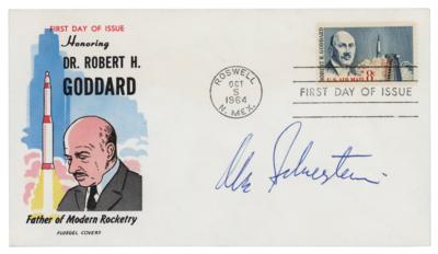 Lot #378 Abe Silverstein Signed First Day Cover - Image 1