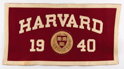 Lot #68 [John F. Kennedy] Harvard University Class of 1940 Banner - Image 1