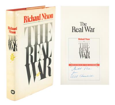 Lot #73 Richard Nixon Signed Book Presented to Wilt Chamberlain - Image 1