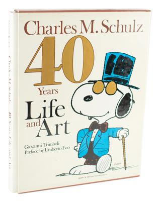 Lot #425 Charles Schulz Signed Book with Snoopy Sketch - Image 4