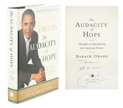 Lot #76 Barack Obama Signed Book