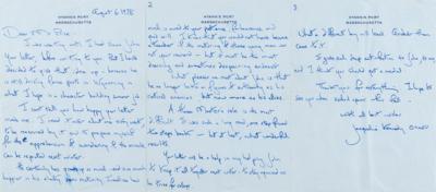 Lot #13 Jacqueline Kennedy (3) Autograph Letters Signed - Image 3