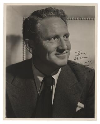 Lot #707 Spencer Tracy Signed Photograph