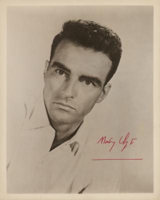 Lot #618 Montgomery Clift Signed Photograph - Image 1