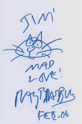 Lot #447 Ray Bradbury Signed Sketch - Image 1