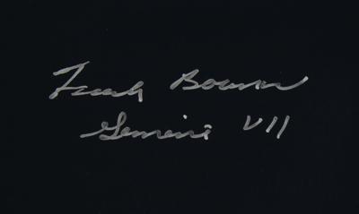Lot #341 Frank Borman Signed Oversized Photograph - Image 2