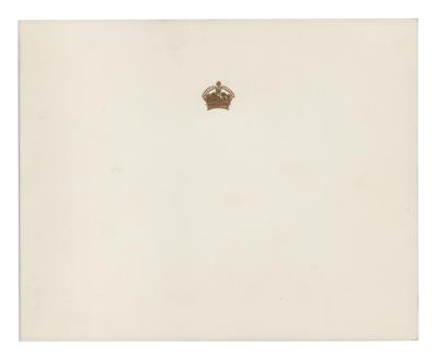 Lot #182 Elizabeth, Queen Mother Signed Christmas Card (1981) - Image 2