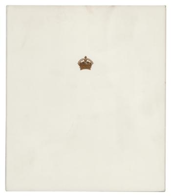 Lot #183 Elizabeth, Queen Mother Signed Christmas Card (1983) - Image 2