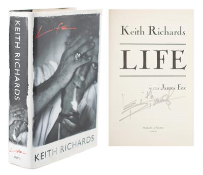 Lot #577 Rolling Stones: Keith Richards Signed