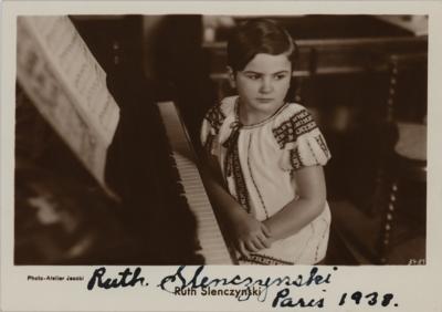 Lot #548 Ruth Slenczynska Signed Photograph - Image 1