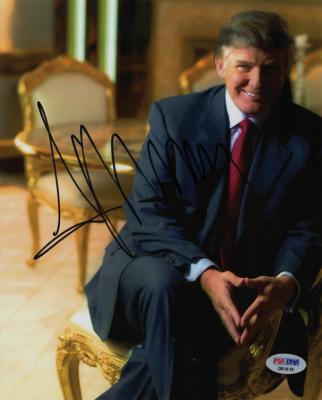 Lot #93 Donald Trump Signed Photograph - Image 1
