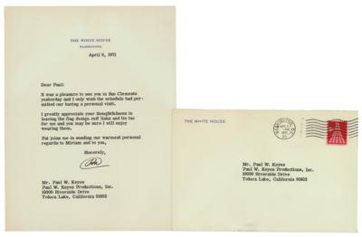Lot #74 Richard Nixon Typed Letter Signed as President - Image 1