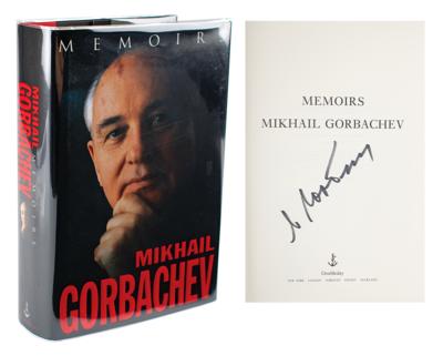 Lot #193 Mikhail Gorbachev Signed Book