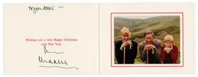 Lot #126 King Charles III Signed Christmas Card