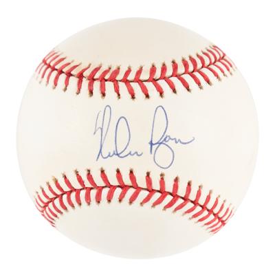 Lot #759 Nolan Ryan Signed Baseball - PSA/DNA 9.5